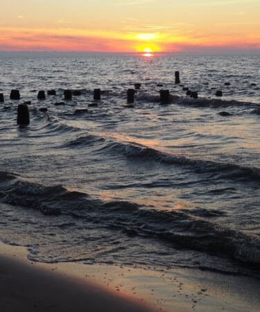 Watching sunset to wind down