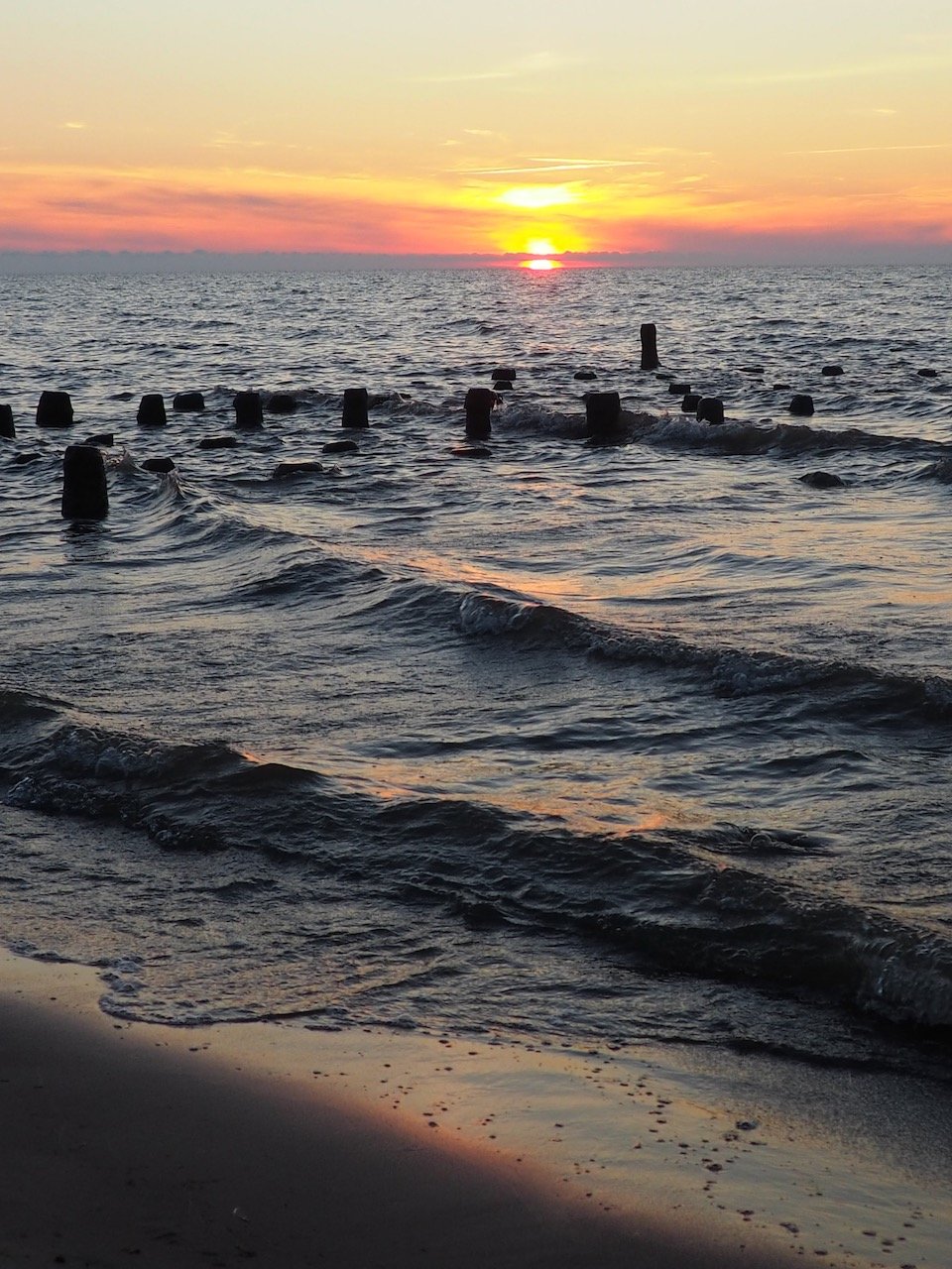 Watching sunset to wind down